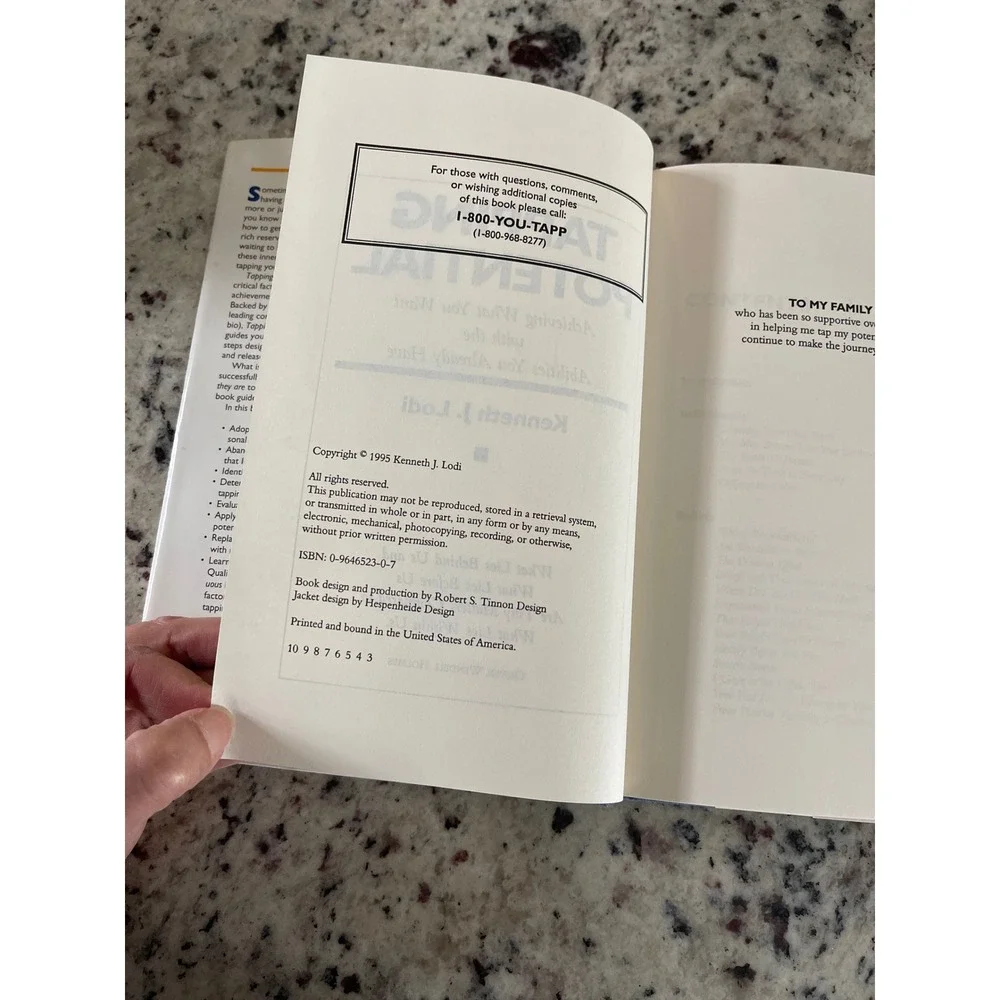 Tapping Potential by Kenneth‎ J Lodi Autographed Hardcover